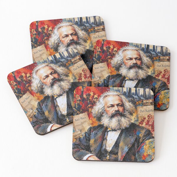 Item preview, Karl Marx Painting – Philosopher and Revolutionary Portrait designed and sold by GalleryKauffeld.