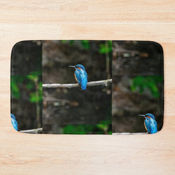 Item preview, Common Kingfisher Resting On Horizontal Tree Branch designed and sold by Foxieri.