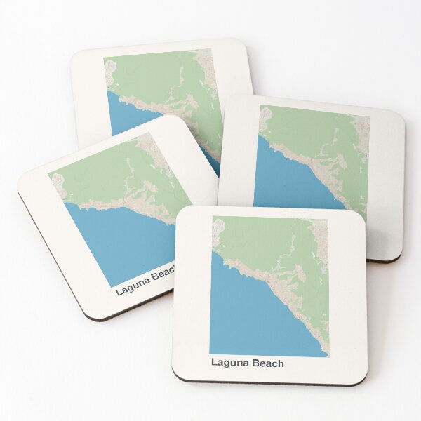 Item preview, Laguna Beach Minimalistic Map Art designed and sold by MapsNerd.