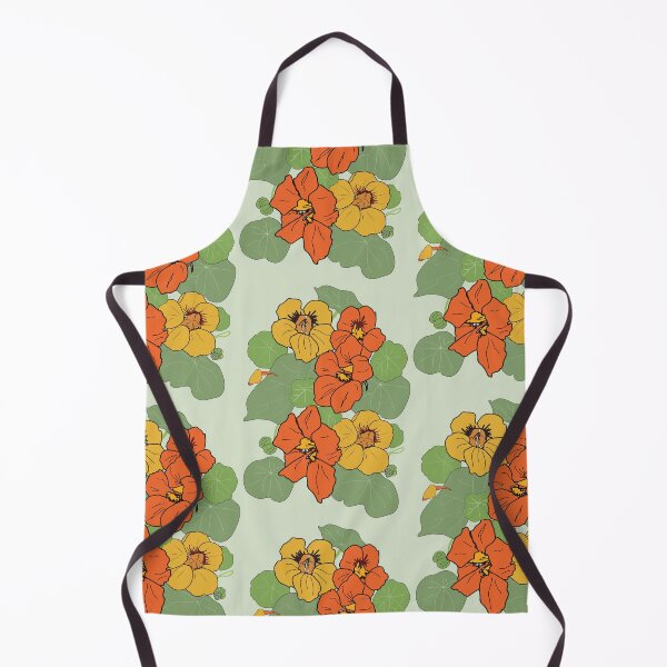 Item preview, Nasturtium flowers orange and yellow designed and sold by TheSewphist.