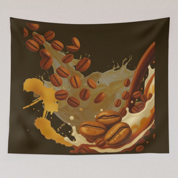 Item preview, Golden Coffee and Cream Splash designed and sold by tinkeybabes.