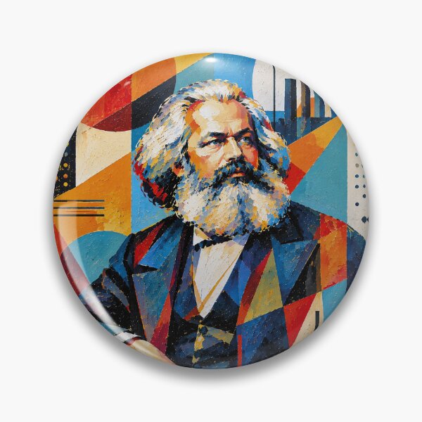 Item preview, Karl Marx Painting – Marxism, Philosophy and Revolution designed and sold by GalleryKauffeld.