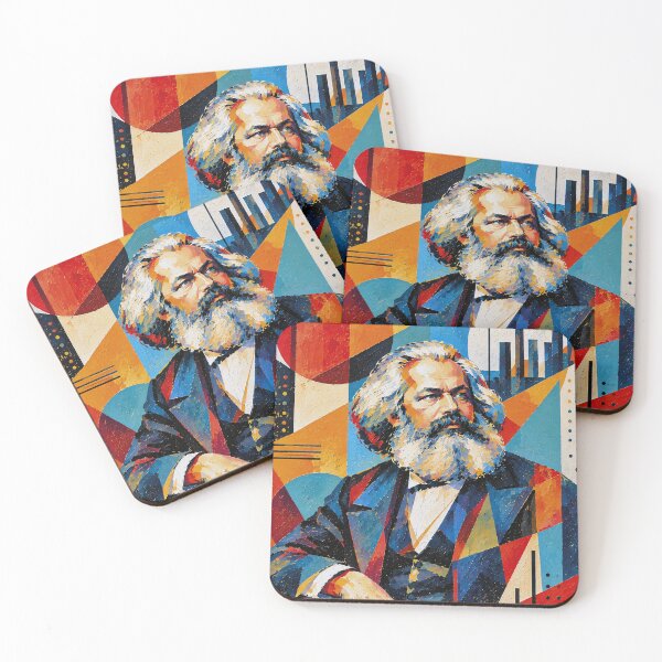Item preview, Karl Marx Painting – Marxism, Philosophy and Revolution designed and sold by GalleryKauffeld.