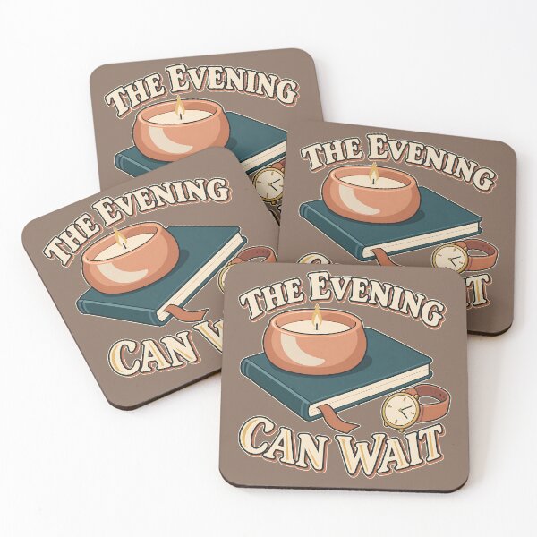 Item preview, The Evening Can Wait Candle Making Cozy Retro Aesthetic designed and sold by MythicCotton.