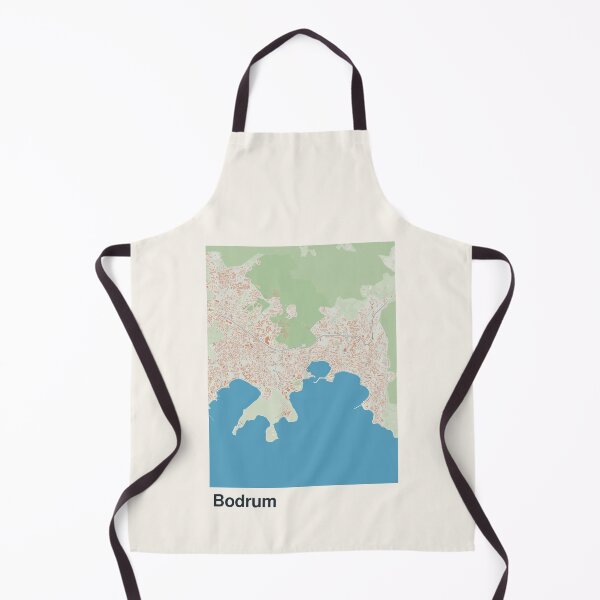 Item preview, Bodrum Minimalistic Map Art designed and sold by MapsNerd.