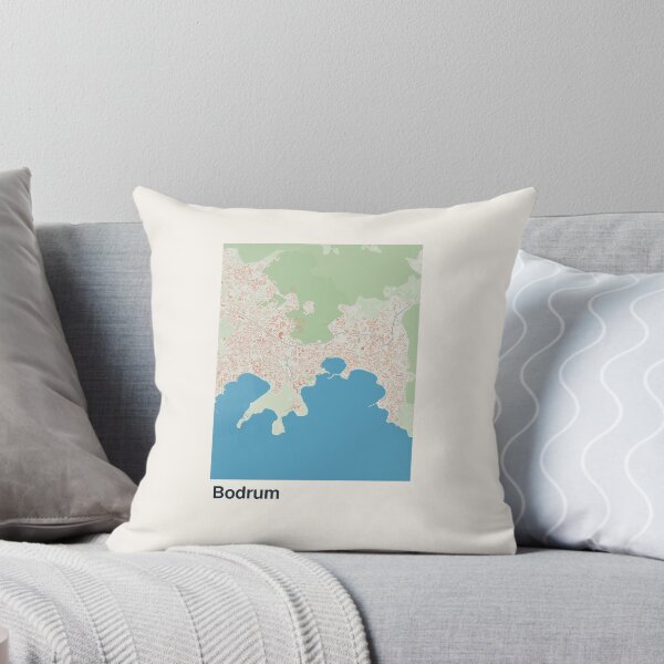 Item preview, Bodrum Minimalistic Map Art designed and sold by MapsNerd.