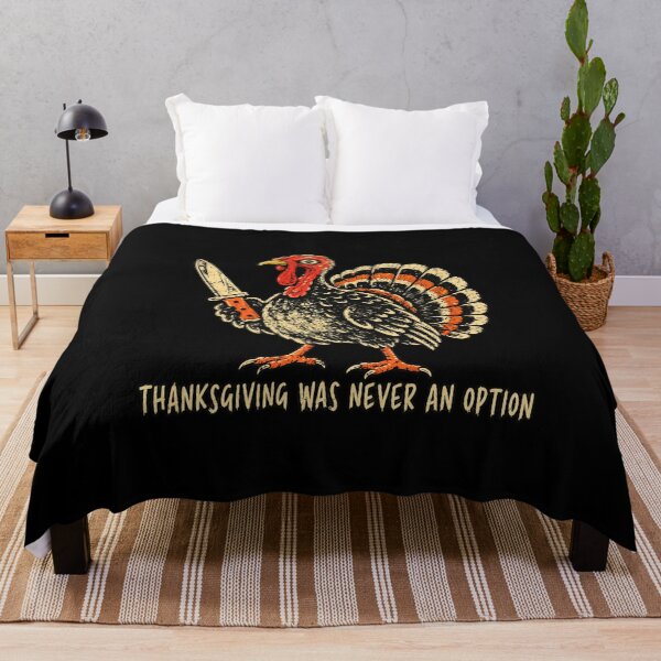 Item preview, Defiant Thanksgiving Turkey Holding a Kitchen Knife designed and sold by DogoMalulu.