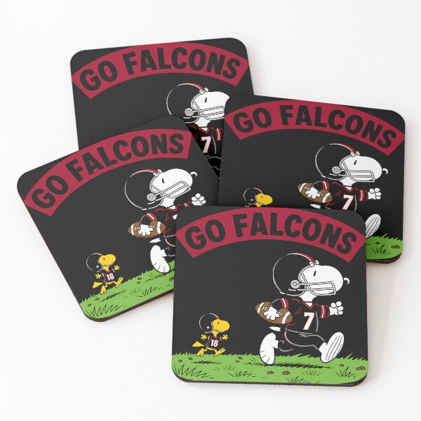 Item preview, Snoopy and Woodstock Football Go Falcons Sports designed and sold by AldenMercAD.