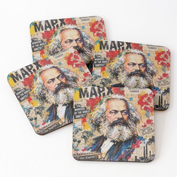 Item preview, Karl Marx Painting – Philosopher and Revolutionary Portrait designed and sold by GalleryKauffeld.