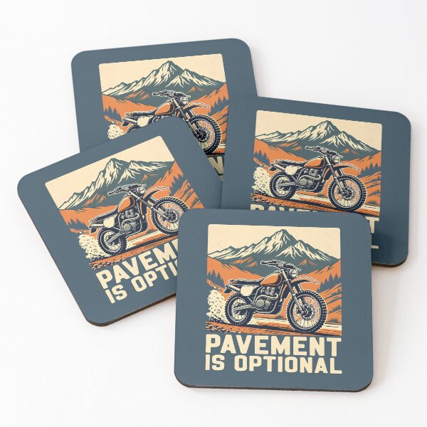 Item preview, Pavement Is Optional Vintage Poster Mountain Road designed and sold by LV-creator.