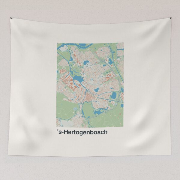 Item preview, 's-Hertogenbosch Minimalistic Map Art designed and sold by MapsNerd.