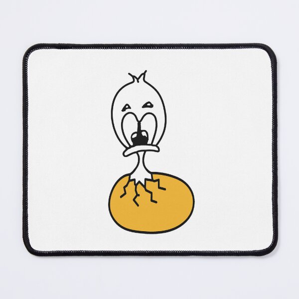 Item preview, Cute Hatching Chick in a Yellow Egg designed and sold by MirrorsFineArt.