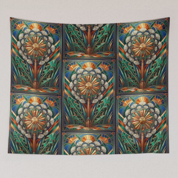 Item preview, Dandelion Art Deco Design designed and sold by Trinketsonline.