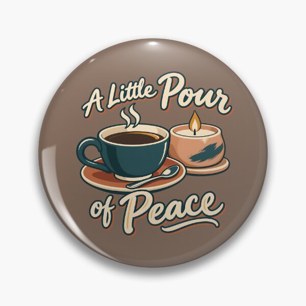 Item preview, A Little Pour of Peace Cozy Candle Making & Coffee Art designed and sold by MythicCotton.