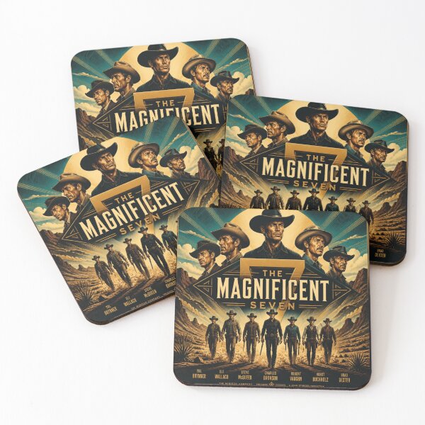 Item preview, The Magnificent Seven designed and sold by Artnovalty.redbubble.com.