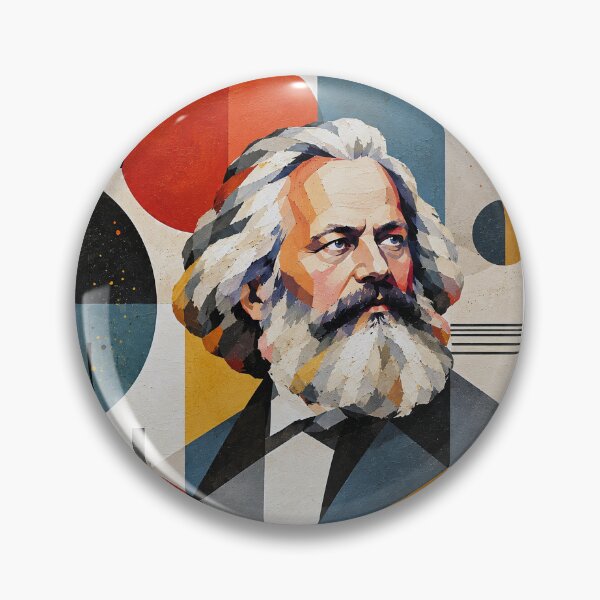Item preview, Karl Marx Painting – Marxism, Philosophy and Revolution designed and sold by GalleryKauffeld.