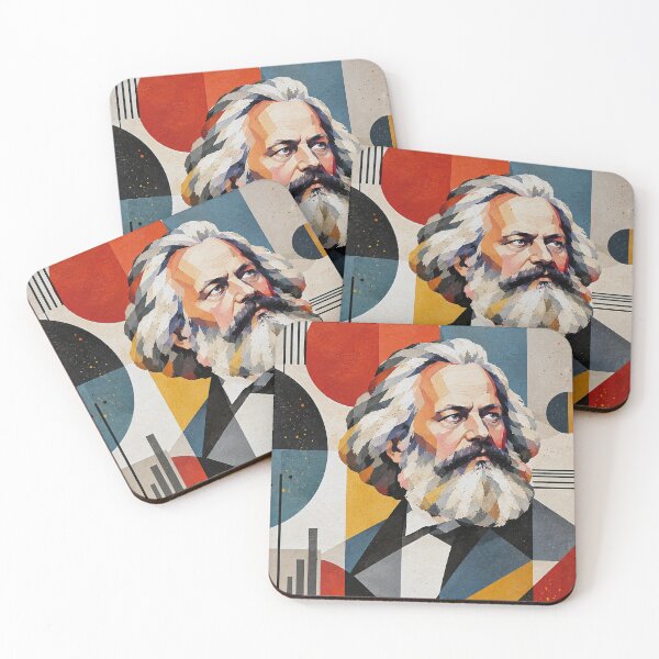 Item preview, Karl Marx Painting – Marxism, Philosophy and Revolution designed and sold by GalleryKauffeld.
