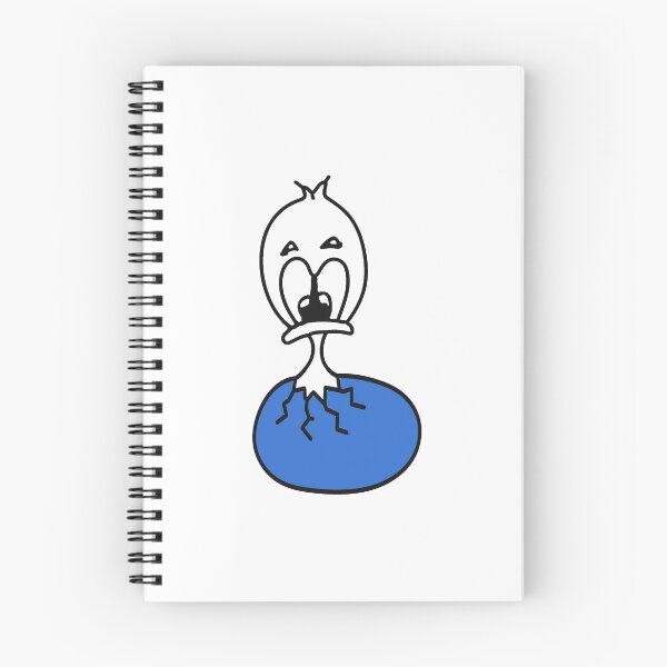 Item preview, Cute Hatching Chick in a Blue Egg designed and sold by MirrorsFineArt.