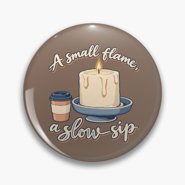 Item preview, A Small Flame Slow Sip Candle Making Aesthetic designed and sold by MythicCotton.