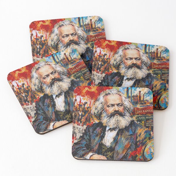 Item preview, Karl Marx Painting – Political Philosophy and Social Theory designed and sold by GalleryKauffeld.
