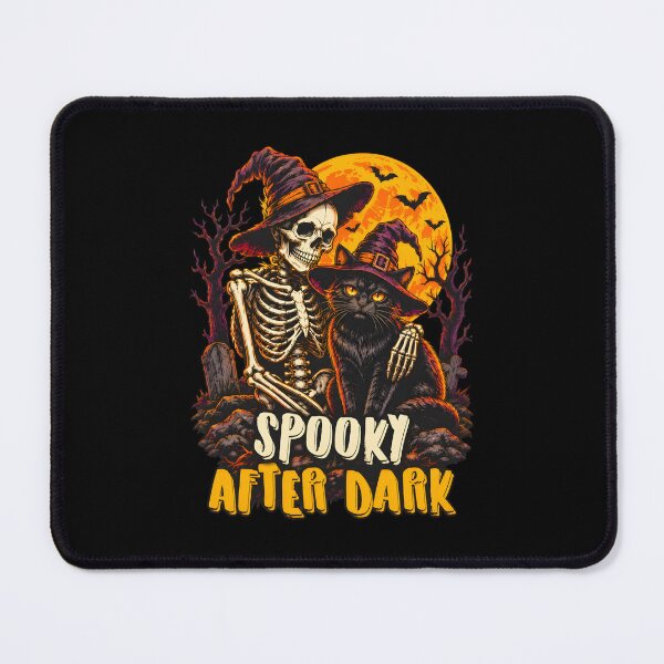 Item preview, Spooky After Dark Skeleton Cat Halloween designed and sold by Dmo3HarkoArt.