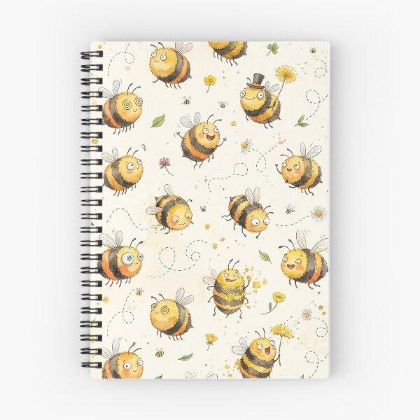 Item preview, Cute Funny Bees Watercolor designed and sold by naragon4289.