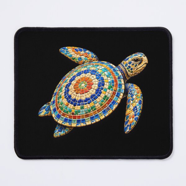 Item preview, Mosaic Sea Turtle | Colorful Mandala | Ocean Art Collection designed and sold by Zaru Art Studio.
