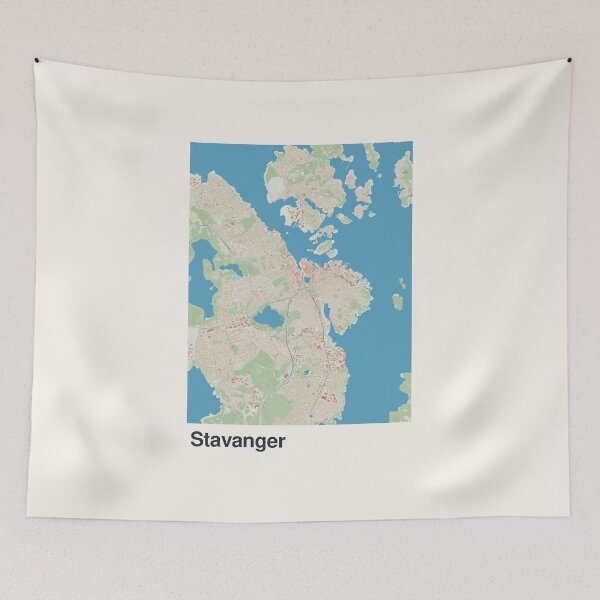 Item preview, Stavanger Minimalistic Map Art designed and sold by MapsNerd.