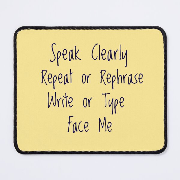 Item preview, Sticky Note Communication Aids Design for Disabilities - Deaf - deaf - Signage designed and sold by Jenny Meehan jennyjimjams jennymeehanart.