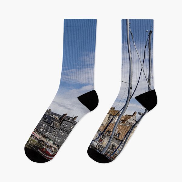 Item preview, Beautiful Honfleur Harbor designed and sold by Marylou Badeaux.