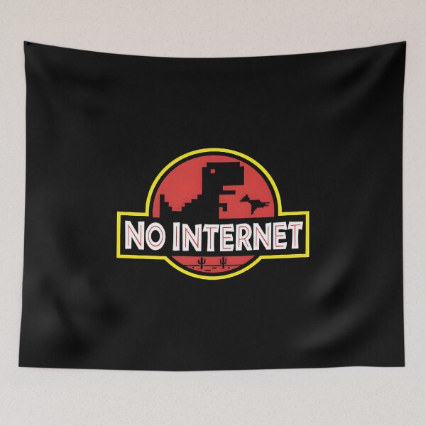 Item preview, Offline Dinosaur Game Tech Meme Parody Art designed and sold by DumpsterJuicee.