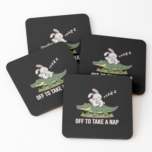 Item preview, Funny Sleepy Bunny Off to Take a Nap designed and sold by dudelinart.