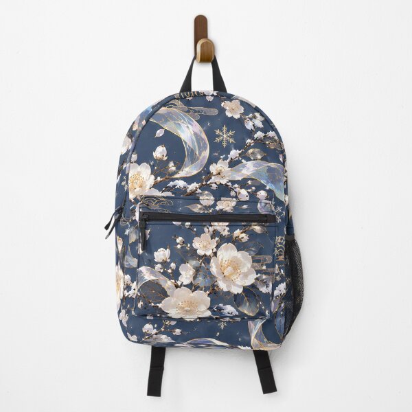 Item preview, Japanese pattern flowers winter inspired designed and sold by Helmy Dream.