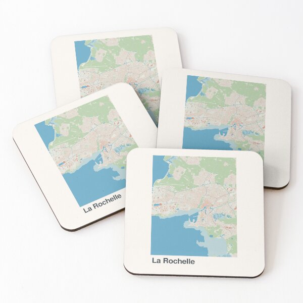 Item preview, La Rochelle Minimalistic Map Art designed and sold by MapsNerd.