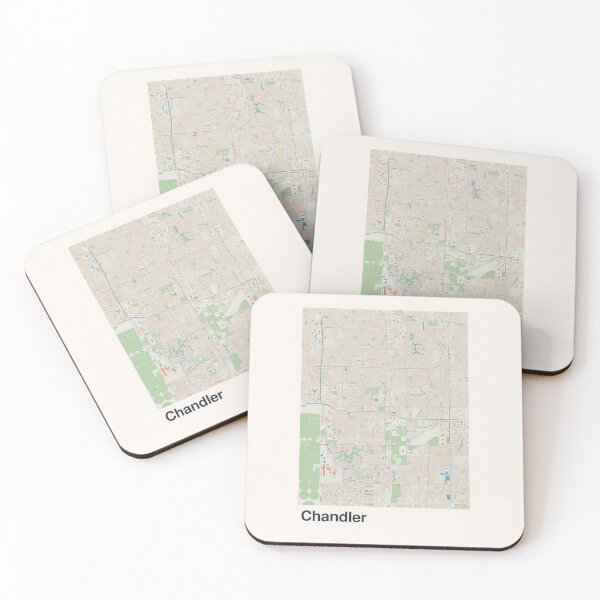 Item preview, Chandler Minimalistic Map Art designed and sold by MapsNerd.
