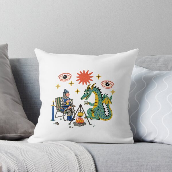 Item preview, Knight and Dragon Sharing Tea by Campfire designed and sold by EricCotanori.