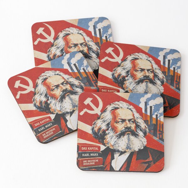 Item preview, Karl Marx Portrait Painting – History, Politics and Ideology designed and sold by GalleryKauffeld.