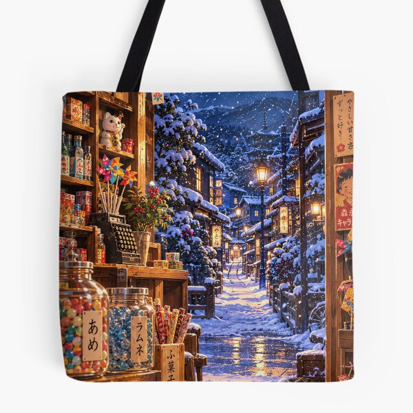 Item preview, Japanese Winter Night – Cozy Candy Shop designed and sold by Curio Meridian.