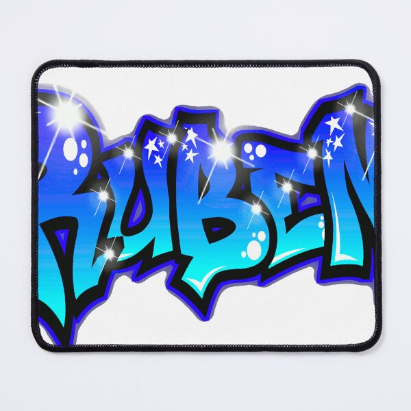 Item preview, RUBEN Name Graffiti Rainbow – Cool Custom Street Art Gift designed and sold by BlachGallery.