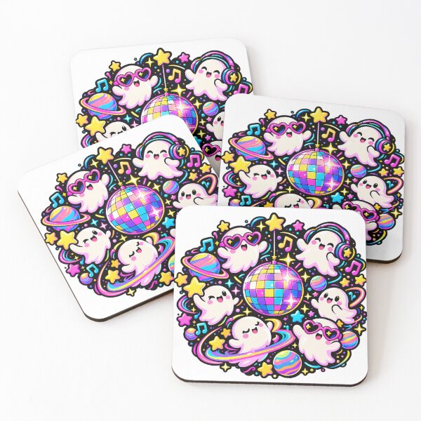 Item preview, Cosmic Ghost Party Neon Disco Space Crew designed and sold by Thai Vibe Studio.