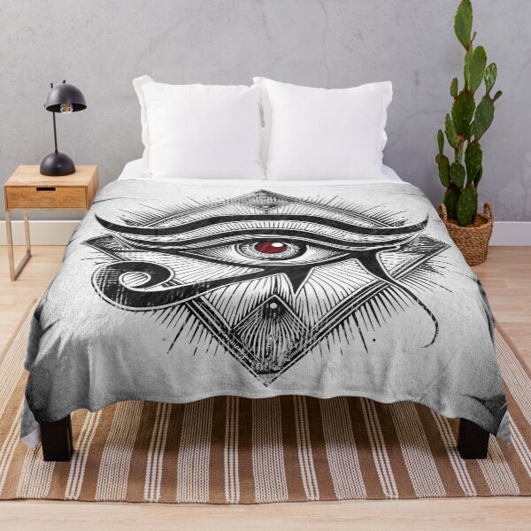 Item preview, Eye of Horus All Seeing Eye Egyptian Occult Emblem designed and sold by Ghoul Enterprises.