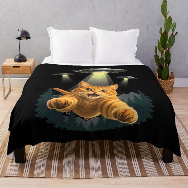 Item preview, UFO Funny Cats Gifts for Men Women Boy Kid designed and sold by MathiasFuchs.