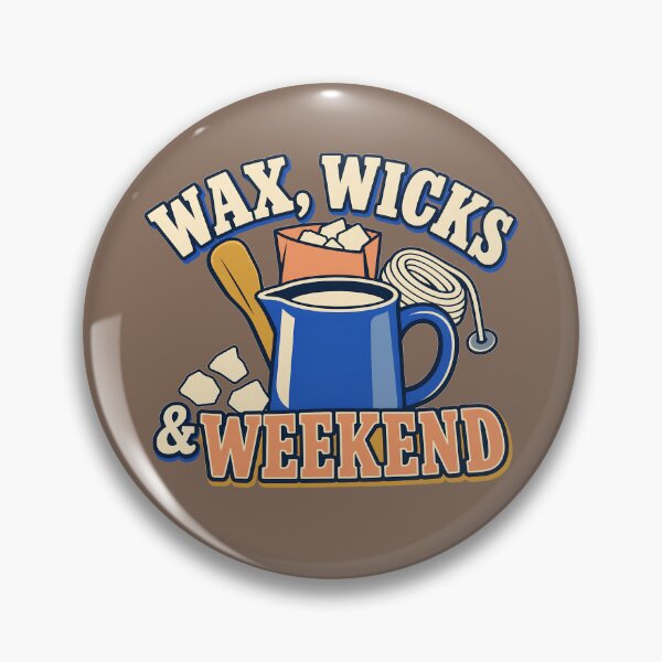 Item preview, Wax Wicks Weekend Candle Making Retro Crafting designed and sold by MythicCotton.