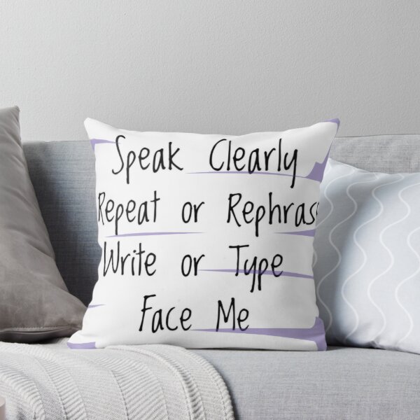 Item preview, Deaf Awareness in Daily Life Community Helps designed and sold by Jenny Meehan Art Prints and Patterns  .