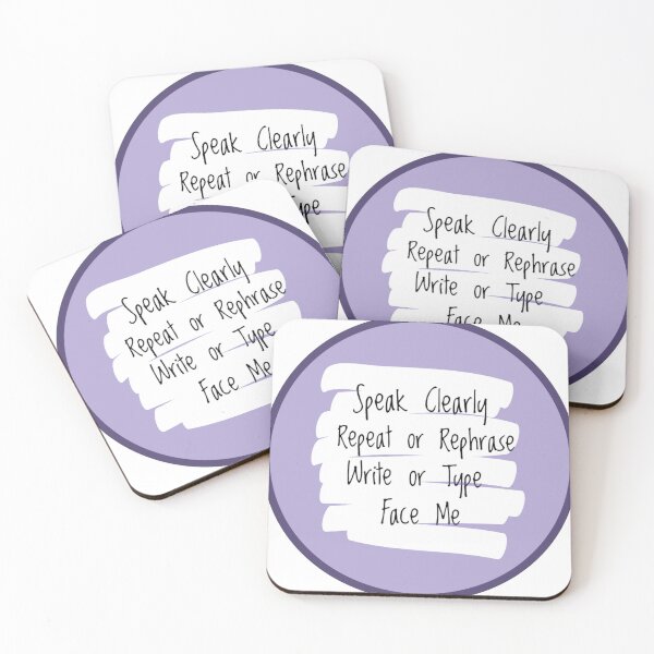 Item preview, Deaf Awareness in Daily Life Community Helps designed and sold by Jenny Meehan Art Prints and Patterns  .