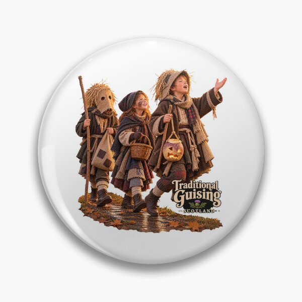 Item preview, Traditional Guising — Scottish Halloween Folk Custom Heritage Art designed and sold by Larkfound Studio.