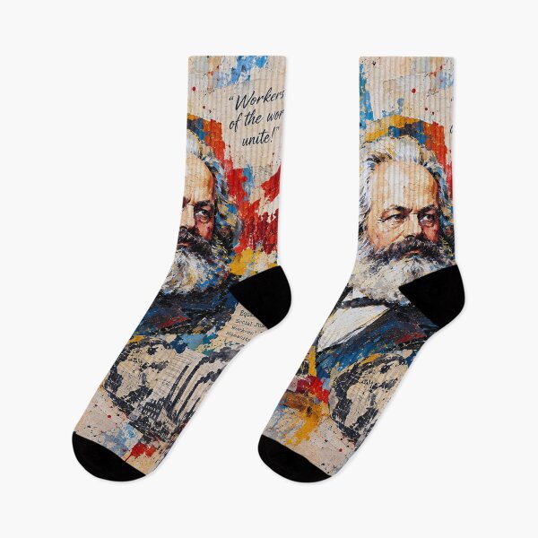 Item preview, Karl Marx Portrait Painting – Communist Philosopher designed and sold by GalleryKauffeld.