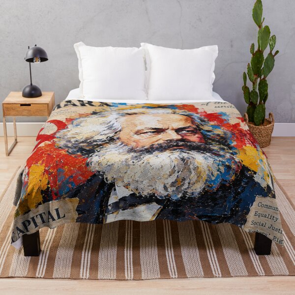 Item preview, Karl Marx Portrait Painting – Communist Philosopher designed and sold by GalleryKauffeld.