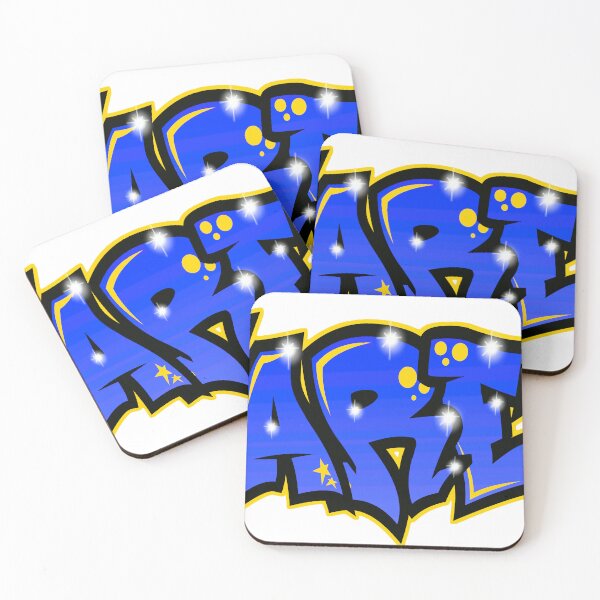 Item preview, WAREN Name Graffiti Blue – Cool Custom Street Art Gift designed and sold by BlachGallery.