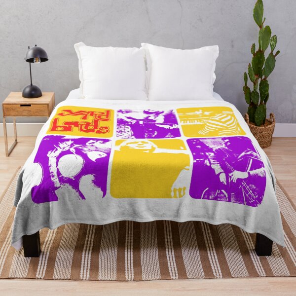 Item preview, Purple & Yellow Silhouette Blues Rock Band designed and sold by KirinStudio.